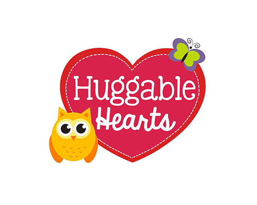huggable hearts logo